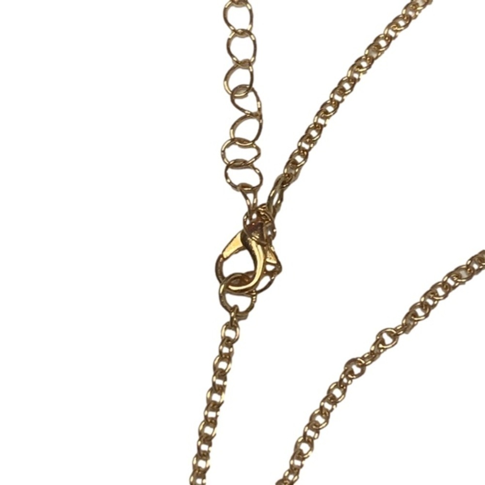 Purple and gold smiley face necklace - Picture 3 of 3